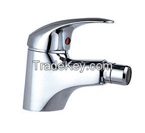 Single lever bidet mixer  basin faucet