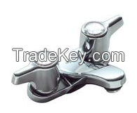 two handle centerset faucets metal lever handles