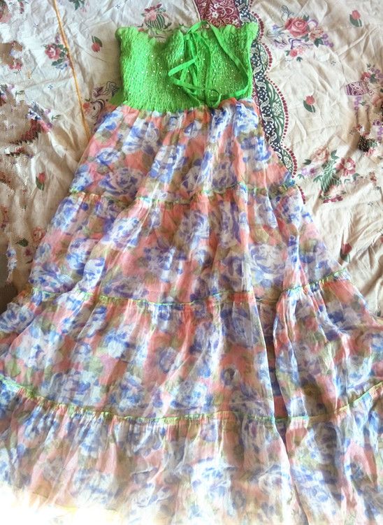 used clothes- ladies silk dress