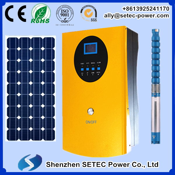 Three phase AC Solar Pumping System with MPPT to drive Water