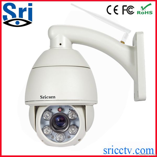 Sricam outdoor 10 times auto motion zoom dome PTZ camera