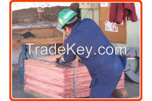 99.99% Electrolytic Copper Cathodes  Grade A Factory Supply