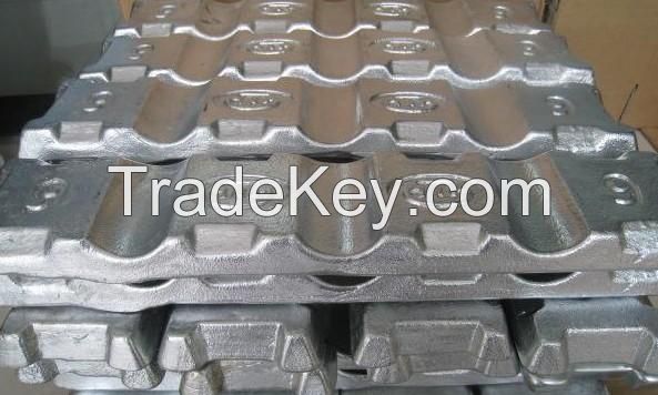 High Purity Zinc Ingot 99.99% Factory Price