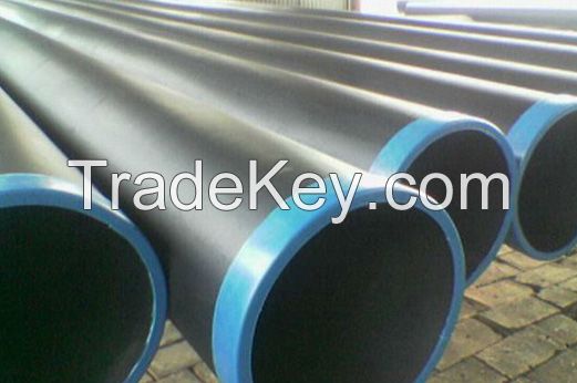 Black paint welded pipe