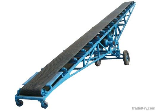 flexible mobile Belt Conveyor with ISO and CE certificates inclined be