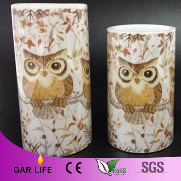 Fashion Remote Control Owl Led Candle