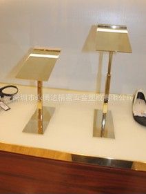 High quality stainless steel shoe display stand for shoe store