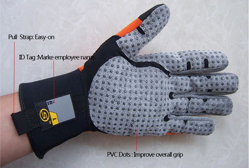 Oil and gas waterproof working gloves Water Resistant safety gloves Waterproof safety gloves