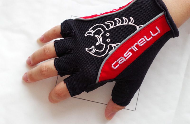 Newest Castelli Cycling Gloves Half -finger Bike /Race/ Bicycle gloves Summer Fingerless Sports Gloves