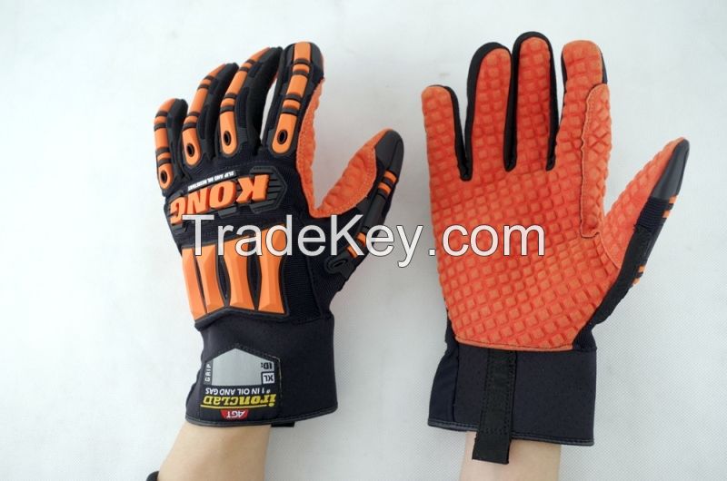 Ironclad Kong Sdxo Slip and Oil Resistant High Visibility Maximum Grip Safety Gloves Impact Gloves Protection Gloves