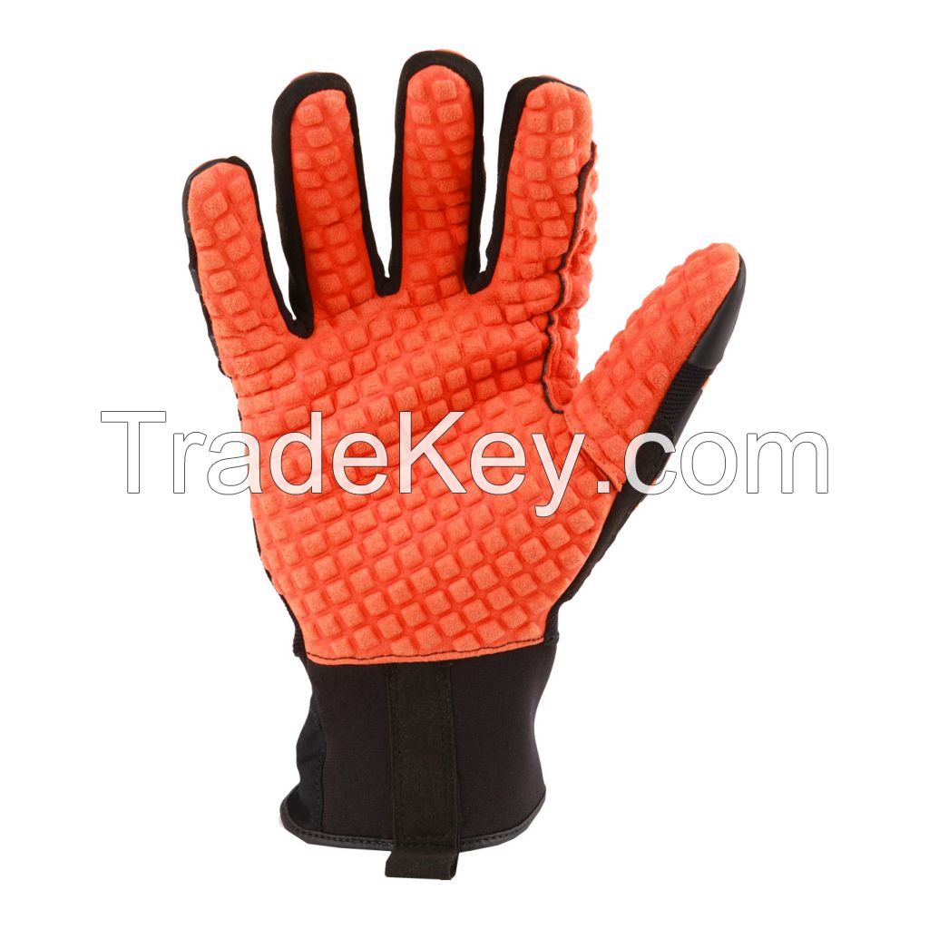 Ironclad Kong Sdxo Slip and Oil Resistant High Visibility Maximum Grip Safety Gloves Impact Gloves Protection Gloves