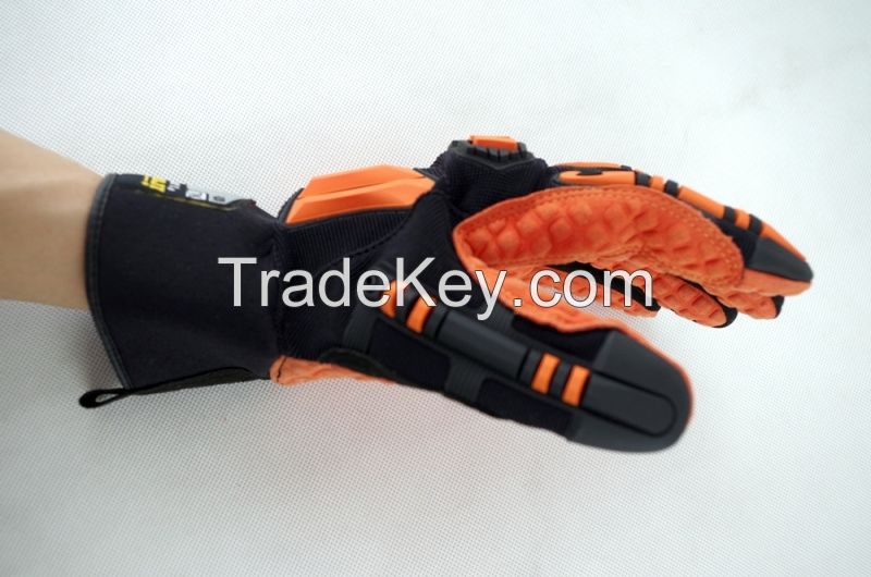 Ironclad Kong Sdxo Slip and Oil Resistant High Visibility Maximum Grip Safety Gloves Impact Gloves Protection Gloves