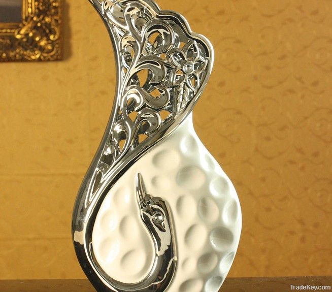 Finland Swan ceramic vase