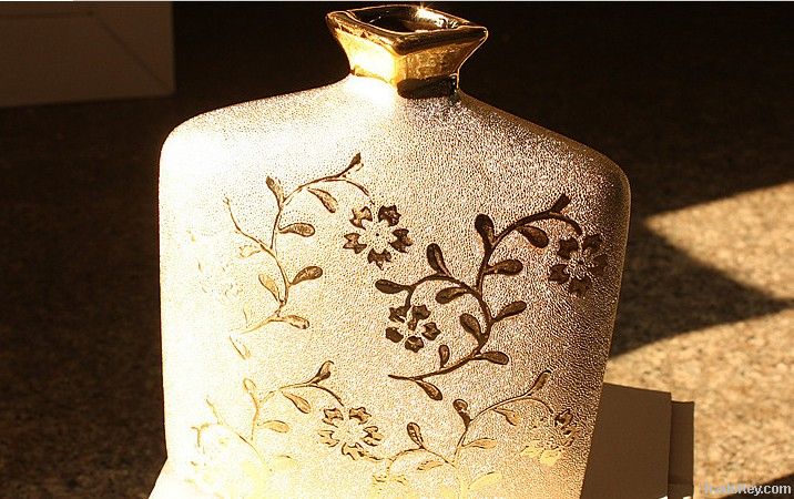 vintage style bag ceramic vase , home decorations