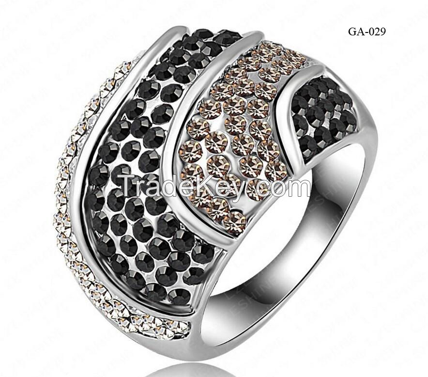 18k Golden Plated Rings Fashion Finger Rings Jewelry Rings Silver Rings Metal Rings Brass Rings Stainless Steel Rings