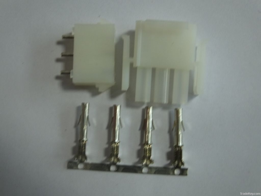 JVT 6.35mm (0.250-inch) Power Connectors, 600V AC/DC Voltage Rating