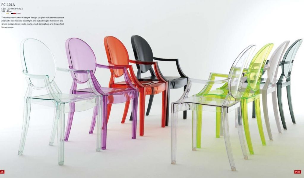 PC Italian Design Plastic Louis Ghost Armchair