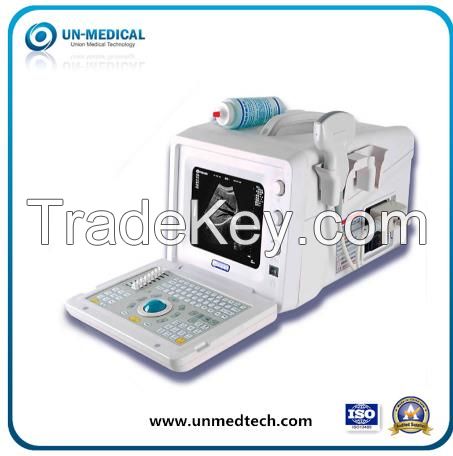 Portabe B/W Ultrasound Machine with Multi-Frequency Convex Probe