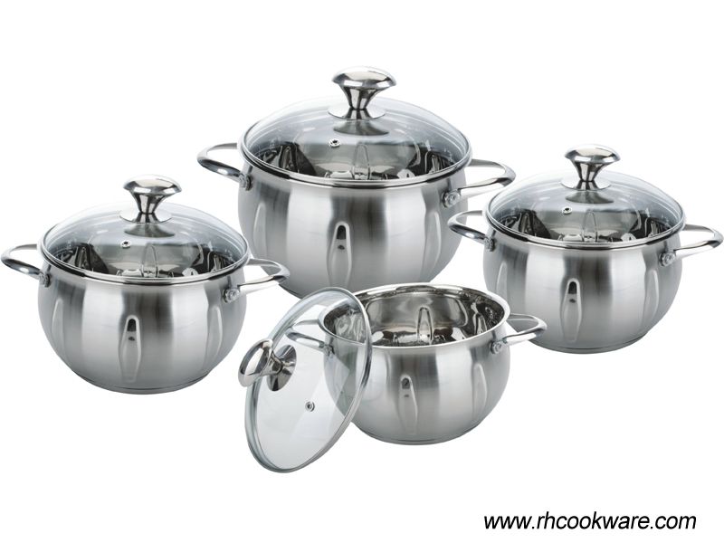 8Pcs Apple shape Cookware Sets