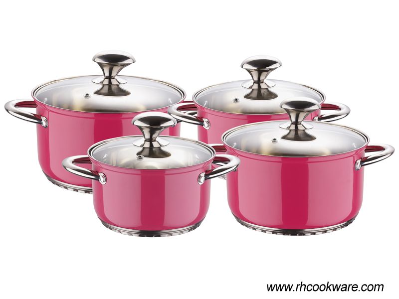 8Pcs Colorful Cookware Set
