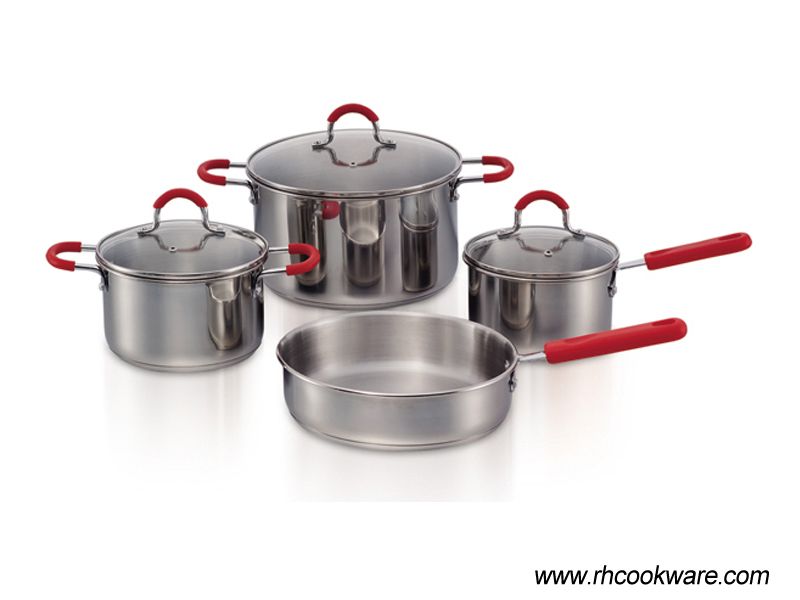 7Pcs silicone cookware set