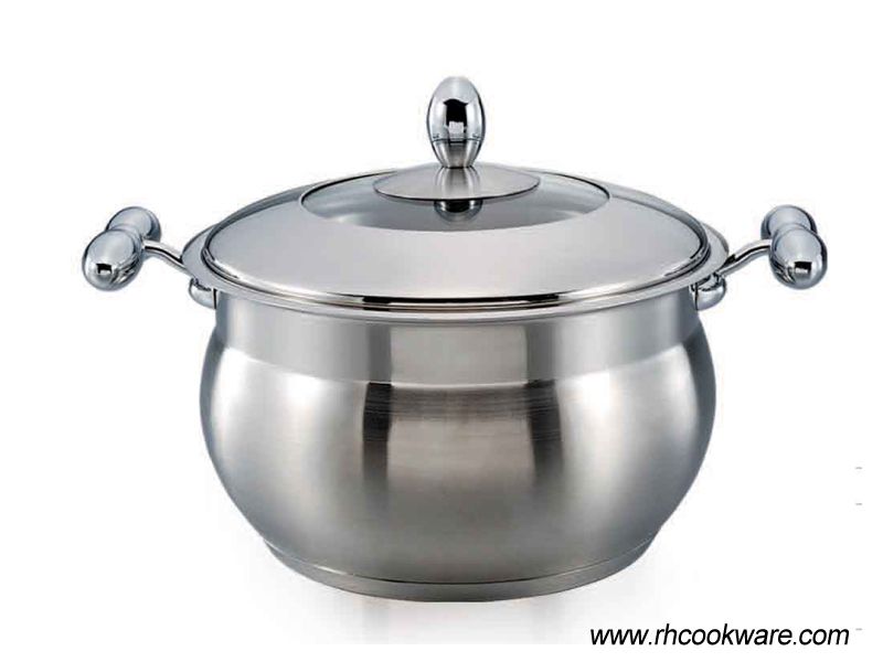 High quality stainless steel Single casserole