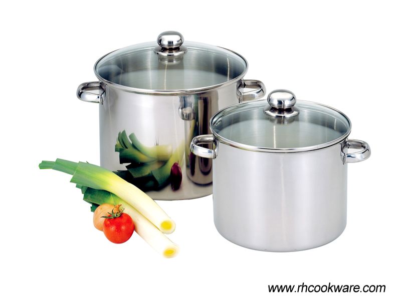 Stainless steel stock pot