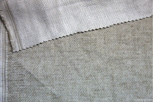 100% linen natural fabric
