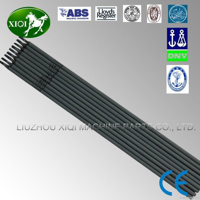 High welding efficient E6013 welding electrode with CE approved