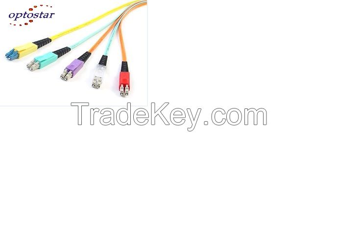 Indoor OM3 6 Fiber Optic Patch Cord