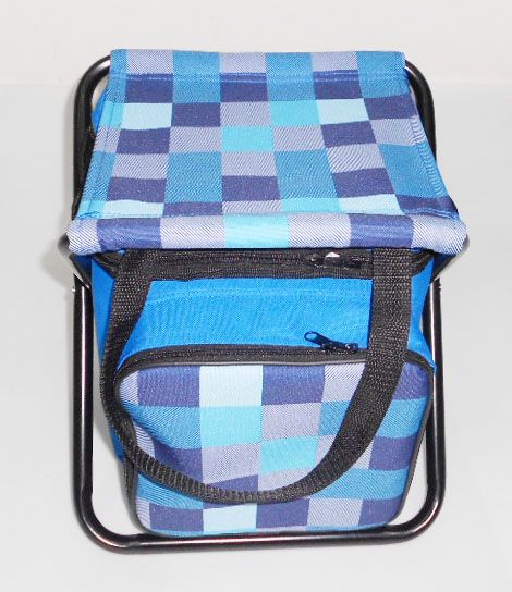 Cheaper Cooler chair with picnic tableware,cooler stool with handle carrying