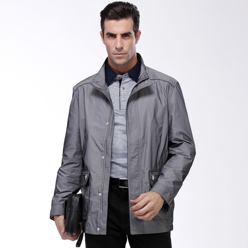 Anilutum Brand Autumn Fashion Long Sleeved Men's Coat No.Q128810