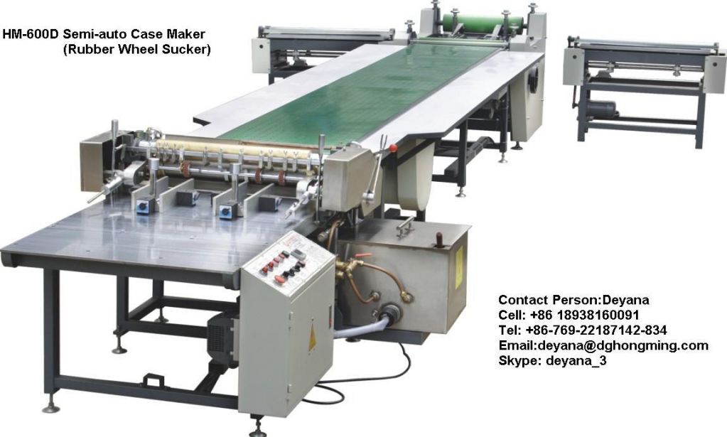 HM-600B Semi-auto Book Cover Making Line