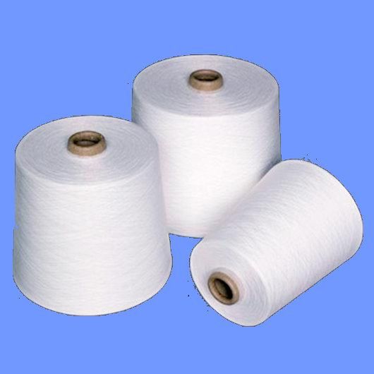 Raw White 100% Polyester Yarn