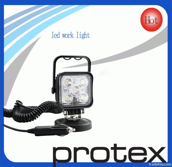 15w LED work light with magnetic base