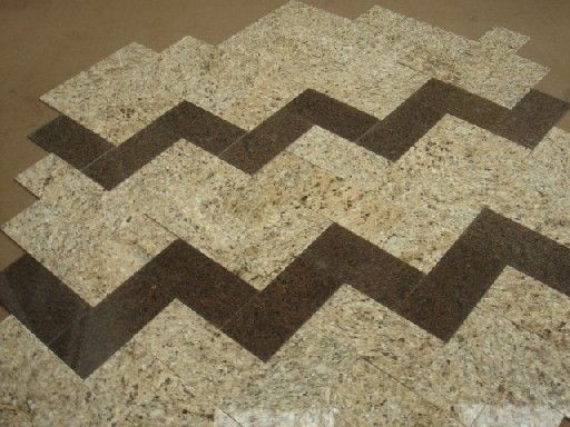 G682 rusty granite cut to size tiles 300*300*10mm for flooring or wall cladding 