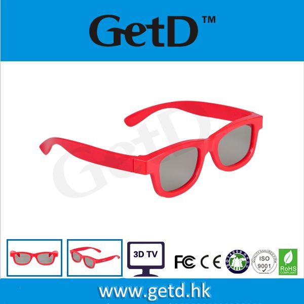 Good quality PET+TAC single use 3d glasses --CP297G01G