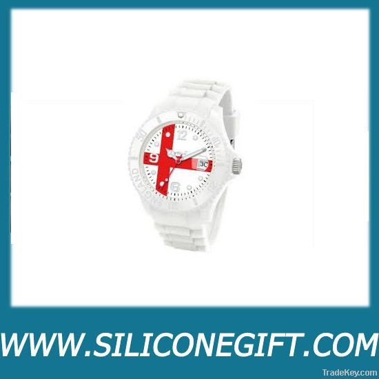silicone iceeful watch , world cup colorful watch