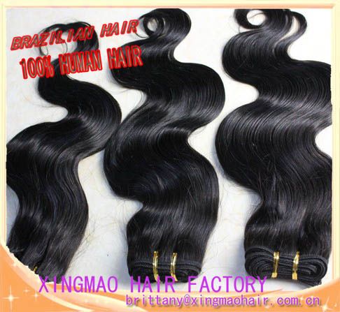 wholesale 5A grade Brazilian body wave virgin hair extension