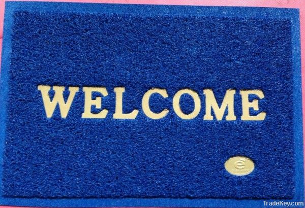 pvc cushion welcome door mat