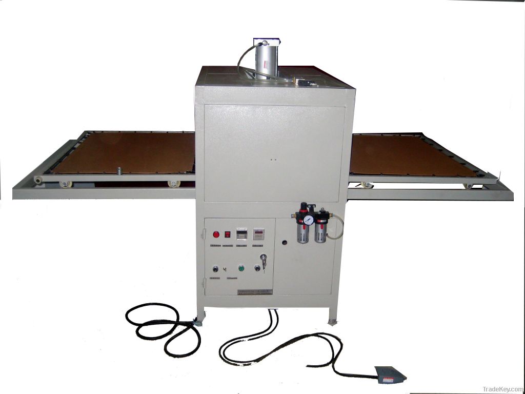 Pneumatic heat transfer printer