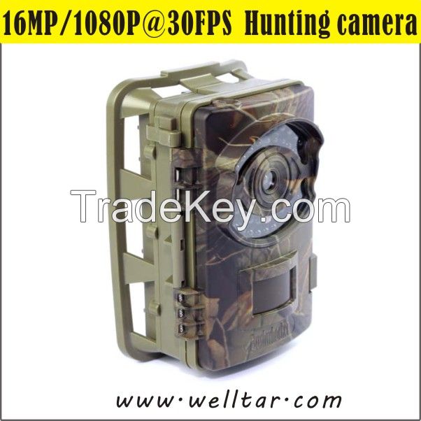 Night Vision 16MP Hunting Camera Trap With 30fps 1080P Full HD Video