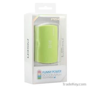 Funny Power 5000 mAh Green Led flash light