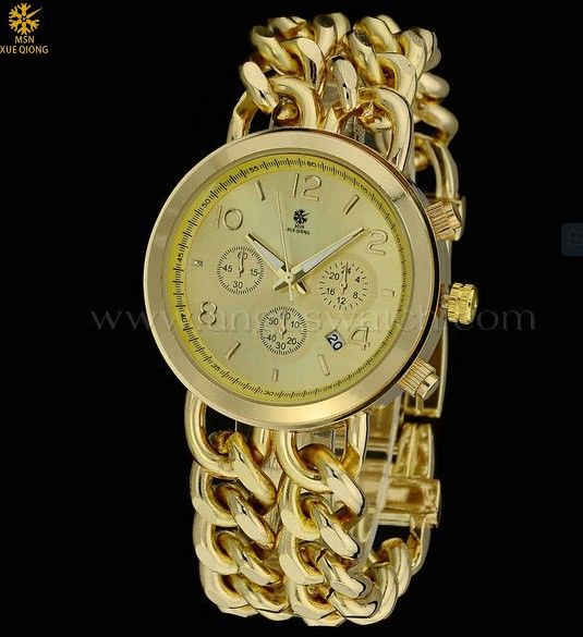 gold women watch, 2014 fashion watches hot sell