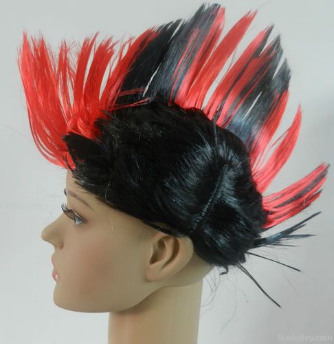 2014 world cup Holland football fan hair with headband  fan wigs