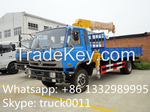 dongfeng high quality 4ton-5ton truck with crane for sale 