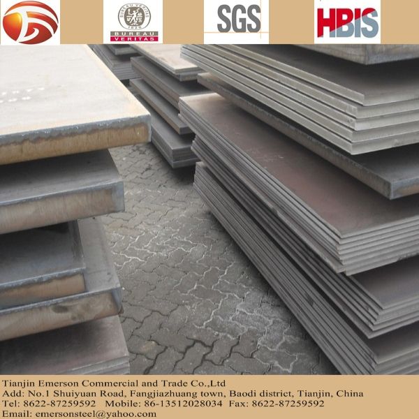 steel plate large on stock for construction