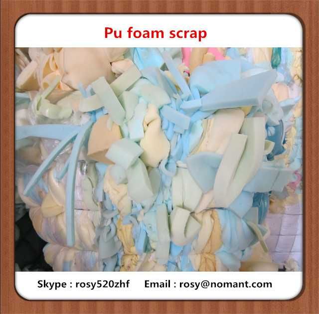 Recycled pu foam scrap for rebond foam making F-03
