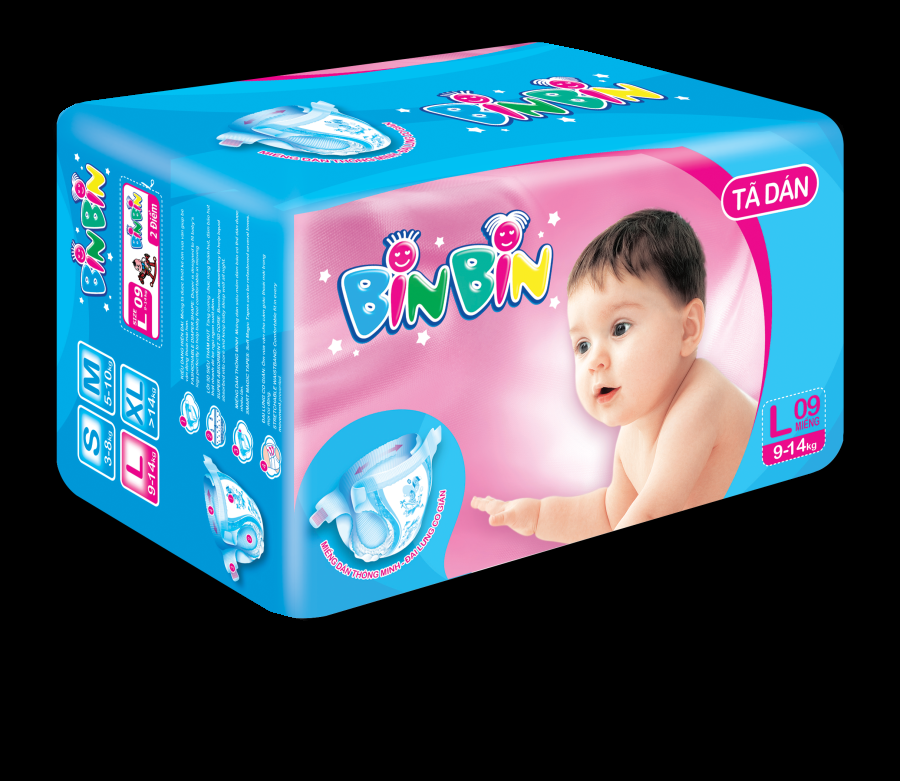 Medium Quality Baby Diaper brand BINBIN with cheap price