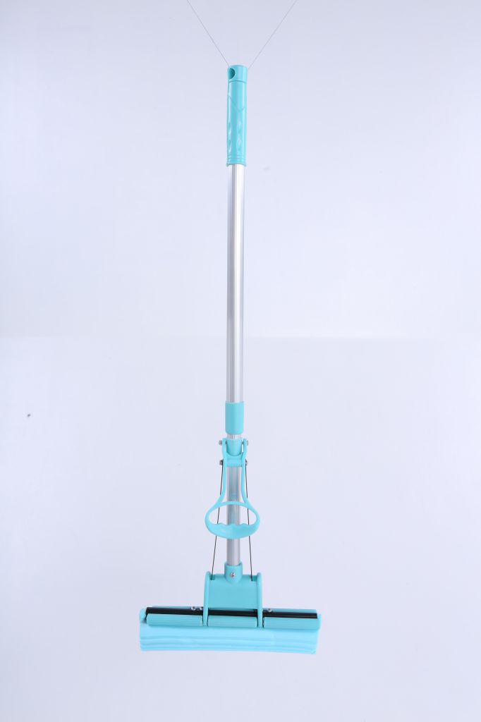 27cm PVA sponge mop telescopic aluminum and stainless handle